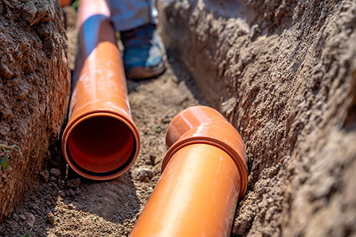 drainage pipes - LSK Building Westbury, Warminster and Trowbridge