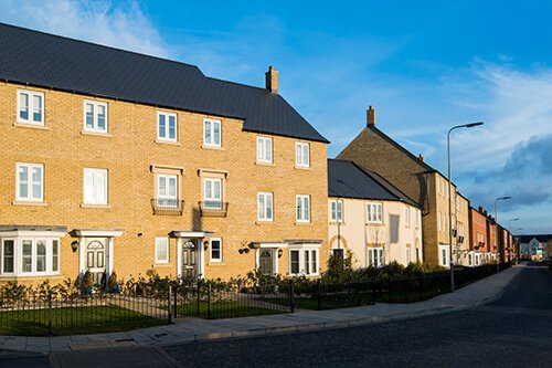 New built houses - LSK Building Westbury, Warminster and Trowbridge