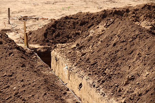 trench - LSK Building Westbury, Warminster and Trowbridge